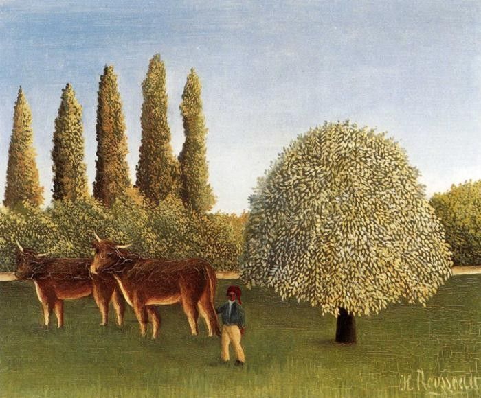 Henri Rousseau The Pasture
